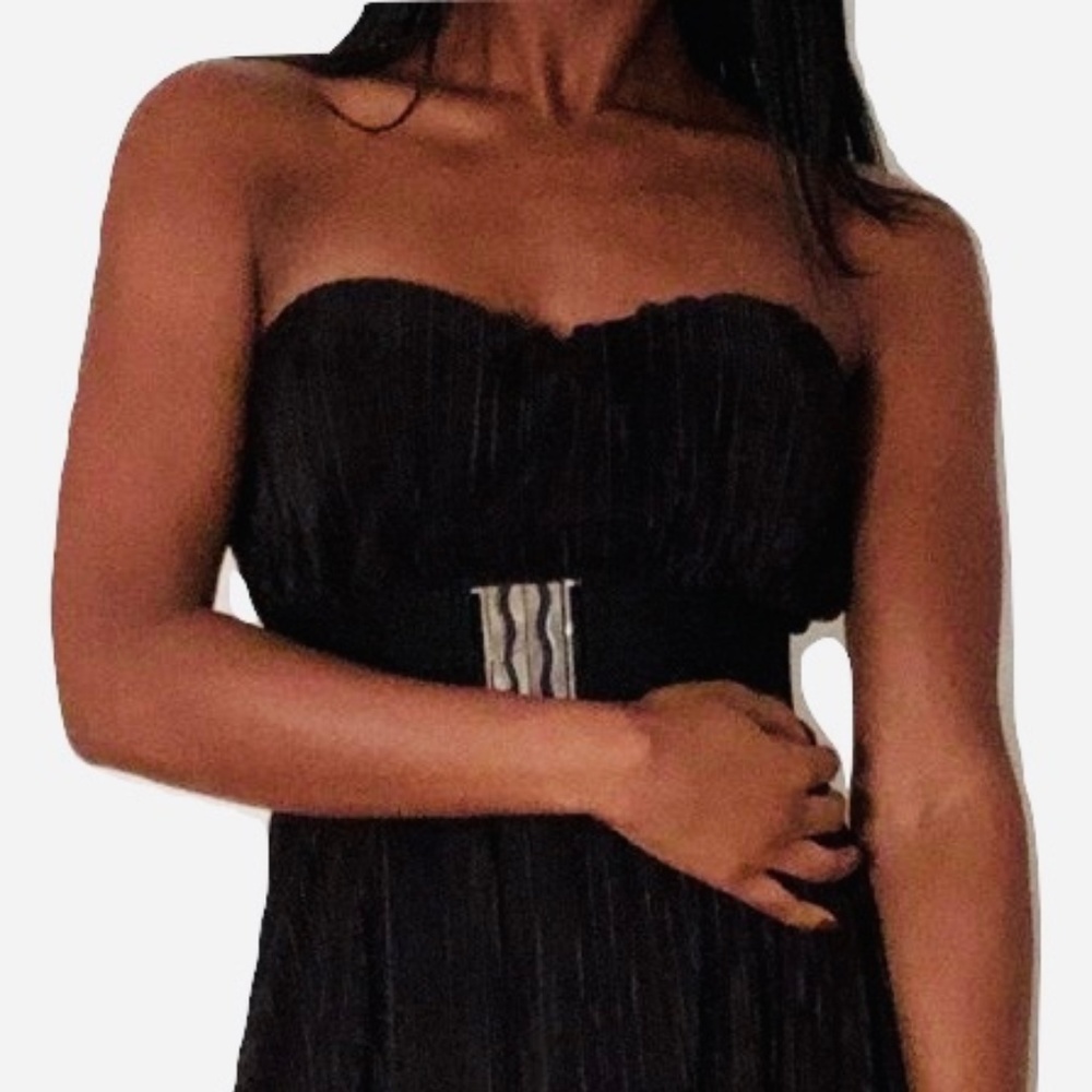 Bandeau Sweetheart Neckline Tubed Maxi Dress